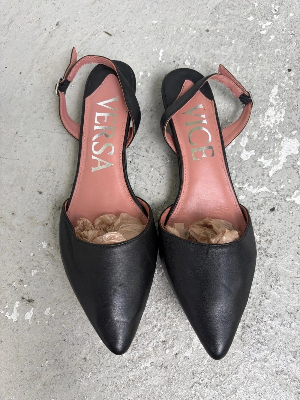 Vice Versa heel to flats
